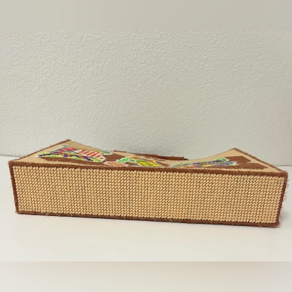 Vintage My Bag Needlepoint Handbag Tote - Picture 8 of 12
